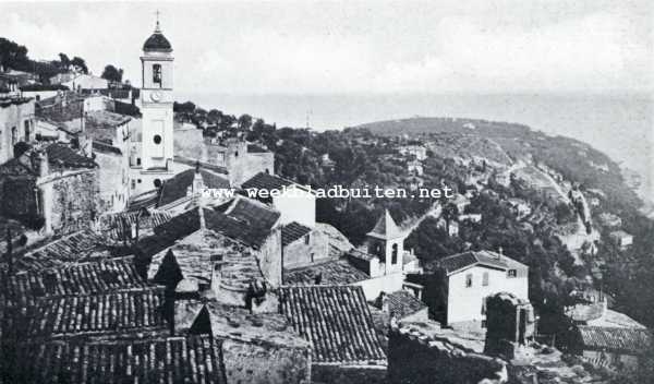 Frankrijk, 1927, Roquebrune, Het Jasteel van Roquebrune. Westzijde