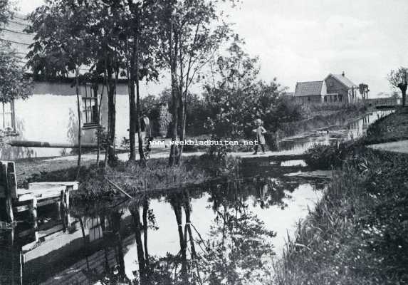 Zuid-Holland, 1927, Leimuiden, Leimuiden en Rijnsaterwoude. Een schilderachtig plekje bij Leimuiden