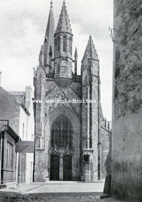 Frankrijk, 1927, Gurande, Aan en nabij de kust van Zuid-Bretagne. De kerk Saint-Aubin te Gurande