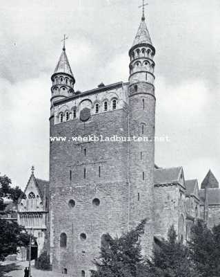 Limburg, 1927, Maastricht, Toren en hoofdingang van de O.L. Vrouwekerk te Maastricht