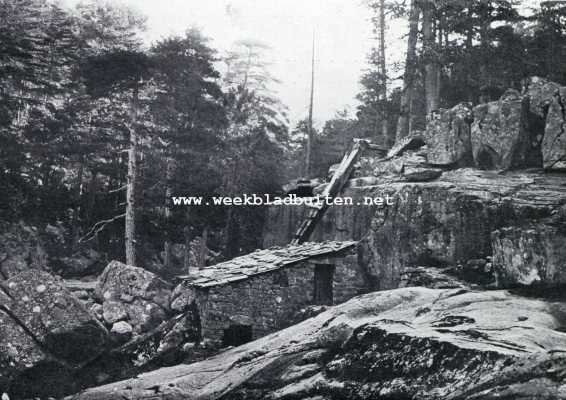 Corsica. Watermolen in het Niolo