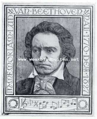Ludwig van Beethoven. Naar de lithographie van A.J. Derkinderen