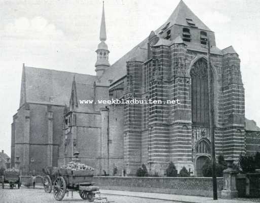 Belgi, 1927, Gheel, Het wonder van Gheel en het ontstaan van zijn zieken-verpleging. De kerk te Gheel, waarin aanvankelijk de geesteszieken in cellen werden verzorgd