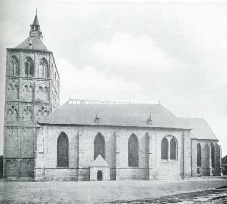 Overijssel, 1927, Oldenzaal, De  St. Plechelmuskerk te Oldenzaal, Zuidzijde