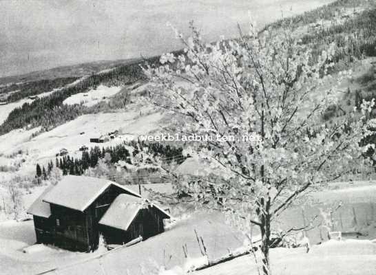 Noorwegen, 1927, Onbekend, Noorwegen in de lente. Noorsche sneeuwlandschap