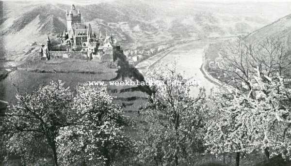 Duitsland, 1927, Cochem, De Moezel bij den Burcht Kochem