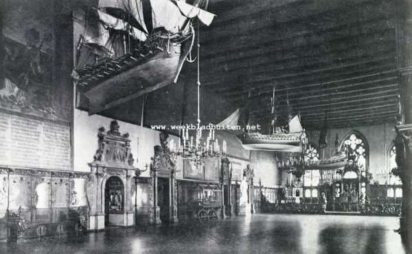 Duitsland, 1927, Bremen, Het Bremer Raadhuis. De Bovenzaal