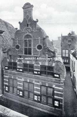 Gelderland, 1927, Arnhem, Een fraaie gevel te Arnhem. Gevel aan de Rijnstraat te Arnhem