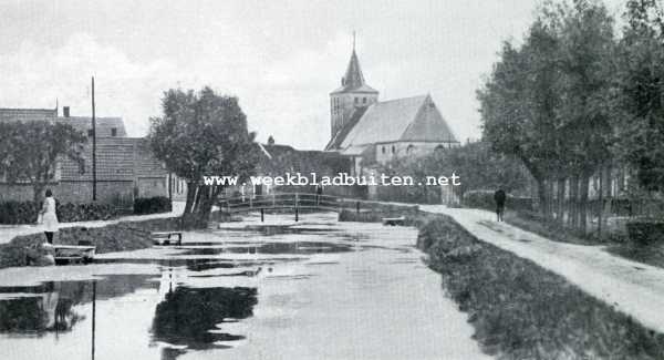 Zuid-Holland, 1928, Goudriaan, Om en bij de Giessen. Kijkje te Goudriaan, tusschen Nieuwpoort en de Giessen