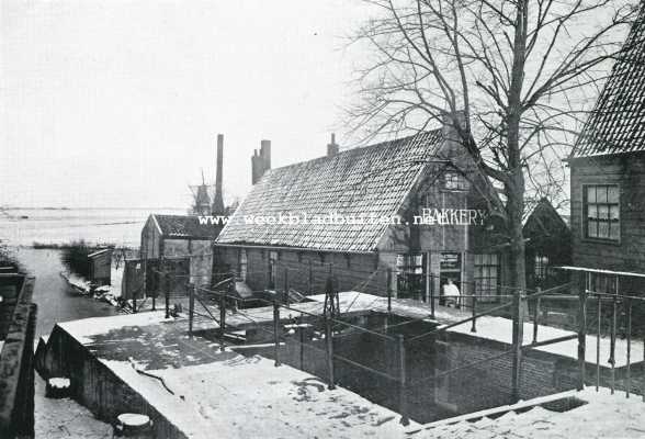 Noord-Holland, 1928, Nieuwendam, Het Katerbrood van Nieuwendam. De Katerbrood-bakkerij te Nieuwendam