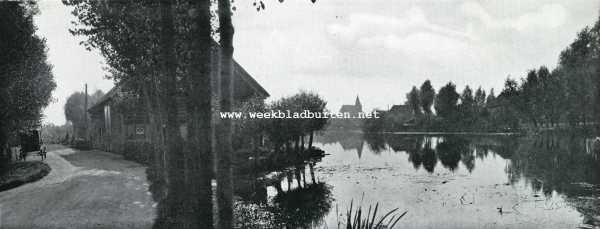 Zuid-Holland, 1928, Giessen-Nieuwkerk, Om en bij de Giessen. De Giessen met gezicht op Giessen-Nieuwkerk