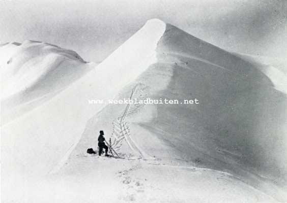 Onbekend, 1928, Onbekend, Winter en wintersport in de Beiersche Alpen. Op den Seehorn in het Steinerne Meer