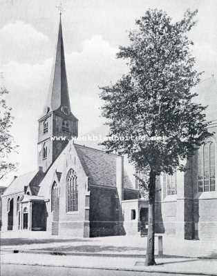 Zuid-Holland, 1928, Rijswijk, Rijswijk bij Den Haag. De Hervormde Kerk te Rijswijk, gezien uit het Zuidoosten
