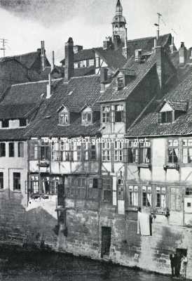 Duitsland, 1928, Hannover, Oud-Hannover. Aan de Leine