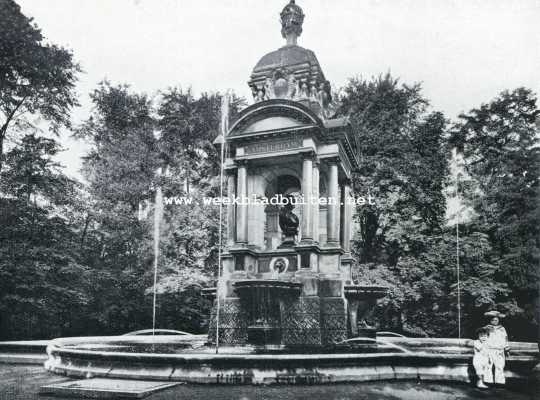 De fonteinen van Amsterdam. In het Sarphatipark