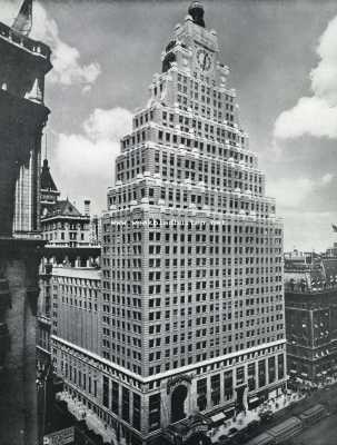 Amerika, 1928, New York, Wolkenkrabber te New York