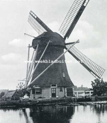 Door het polderland. Molen bij Abcoude