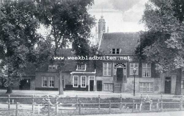 Zeeland, 1928, Middelburg, Oud-Middelburg. Aan Middelburg's Binnengracht, der Penninghoeksingel