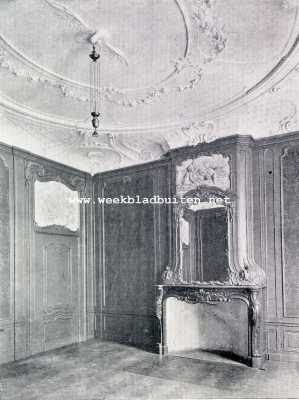 Zeeland, 1928, Middelburg, Oud-Middelburg. Middelburg. Kamer in een huis aan de Koepoortstraat