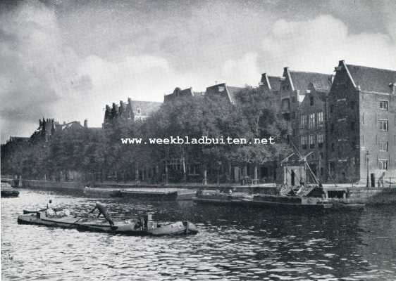 Noord-Holland, 1928, Amsterdam, De Oude Schans te Amsterdam, waar het 