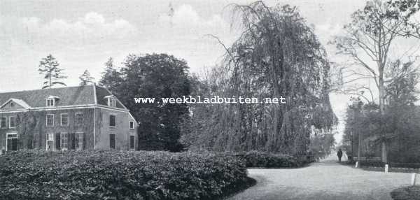 Utrecht, 1928, Zeist, Snelverkeer contra natuurschoon. De straatweg Utrect-Zeist-Driebergen. Slot te Zeist