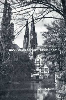 Duitsland, 1928, Soest, Toeristenervaringen. Soest, de Wiese-Kirche
