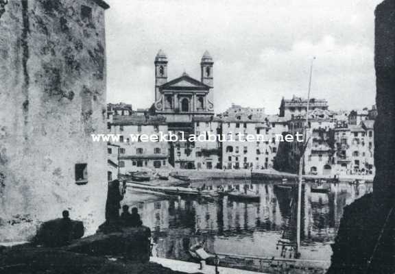 Frankrijk, 1928, Bastia, Corsica. De Sint-Janskerk te Bastia