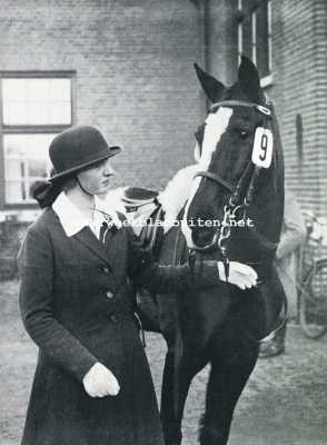 Onbekend, 1928, Onbekend, De 15-jarige A. van Stockum, de jongste deelneemster aan den tweedaagschen afstandsrit, op 16 en 17 Nov. L.L.