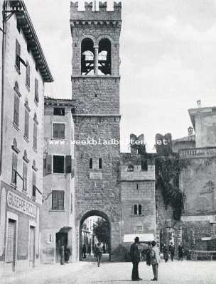 Itali, 1929,  Riva del Garda, RIVA SUL GARDA. PORTO SAN MICHELE MET EEN DEEL DER OUDE VESTINGWERKEN