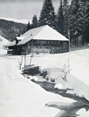 Duitsland, 1929, Todtmoos, WINTERSPORT IN DUITSCHLAND. IN HET SCHWARZWALD. TODTMOOS, IM HFLE