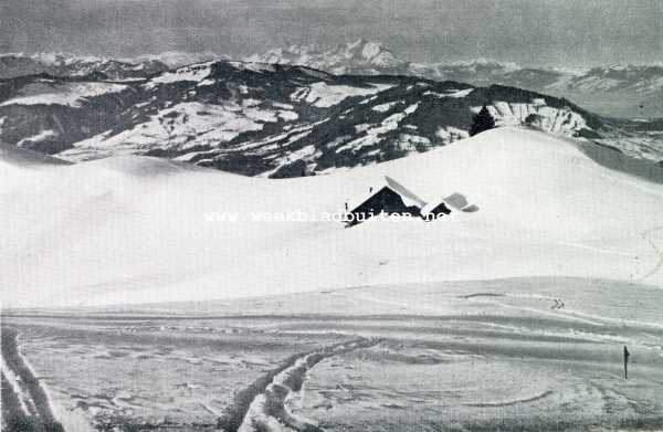 Duitsland, 1929, Todtmoos, WINTERSPORT IN DUITSCHLAND. DE SKIHUT BIJ TODTMOOS