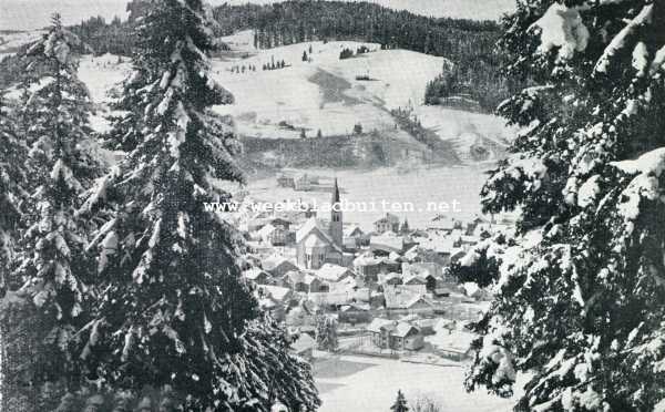 Duitsland, 1929, Obenstaufen, WINTERSPORT IN DUITSCHLAND. OBENSTAUFEN IN BEIEREN