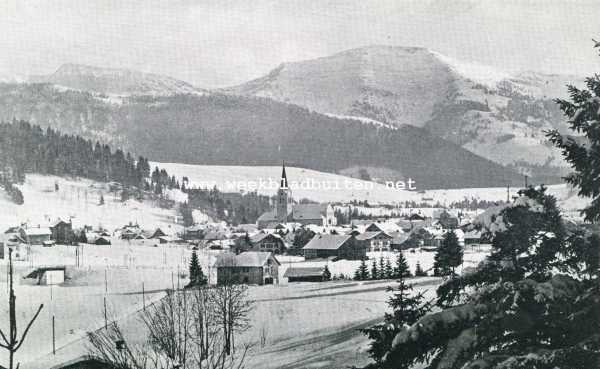 Duitsland, 1929, Benstaufen, WINTERSPORT IN DUITSCHLAND. BENSTAUFEN IN BEIEREN