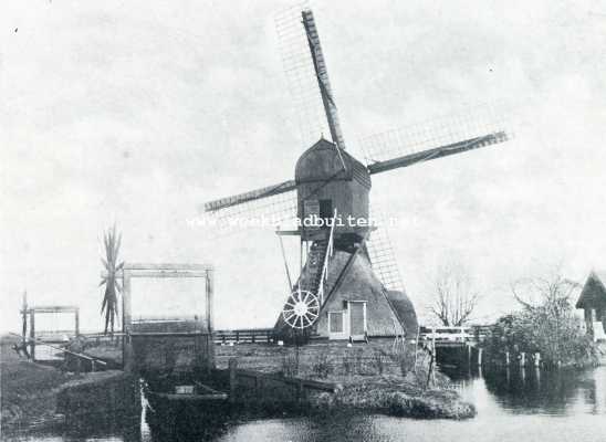 Utrecht, 1929, Tienhoven, Tusschen Gooi en Vecht. Molentje en sluisje te Tienhoven