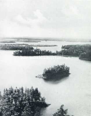 Finland, 1929, Kuopio, Finland. De Kallavesi-eilanden bij Kuopio