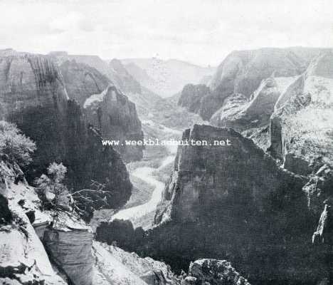 Amerika, 1929, Onbekend, Zion National Park. Zion Canyon