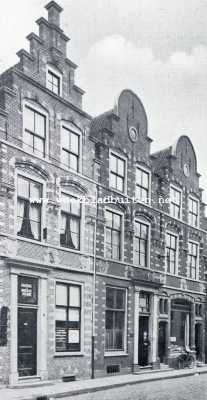 Noord-Holland, 1929, Haarlem, De gevels in de Sint Jansstraat te Haarlem