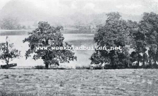 Engeland, 1929, Onbekend, Kampeeren in Engeland. Aan den oever van het meer