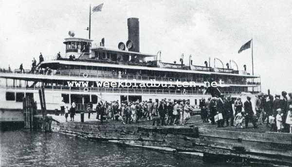 Een paradijs voor dagjesmenschen.De loopplank werd uit de boot geschoven