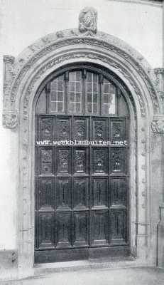 Utrecht, 1929, Utrecht, De oude Utrechtsche kerken. Deur van de Sacristie der Domkerk