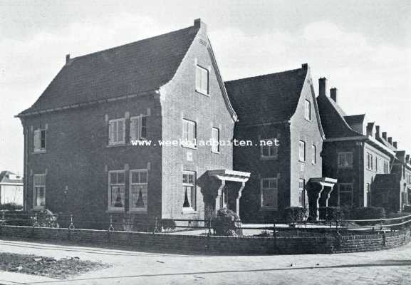 Zuid-Holland, 1929, Den Haag, De bebouwing van de Kwartellaan te 's-Gravenhage. Huizen aan de Kwartellaan te 's-Gravenhage