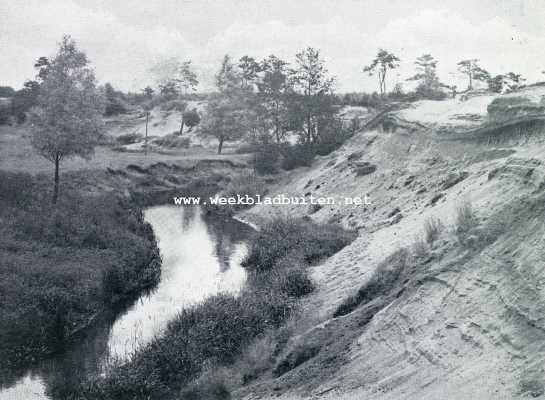 Overijssel, 1929, De Lutte, Naar het Lutterzand. Het Lutterzand. De Dinkel met rechts den steilen en links den lagen oever