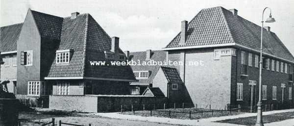 Noord-Holland, 1929, Amsterdam, Tuindorp Nieuwendam. 13. Overgang van den eenen straatweg naar den andere