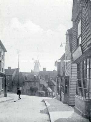 Engeland, 1929, Onbekend, Kent.  De vroolijke windmolens draaien nog steeds hun wielen tehen de lucht