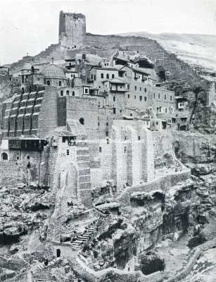 Het Mannenklooster Marsaba tusschen Jericho en de Doode Zee