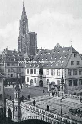 Frankrijk, 1929, Straatsburg, Straatsburg. De Pont du Corbeau met museum