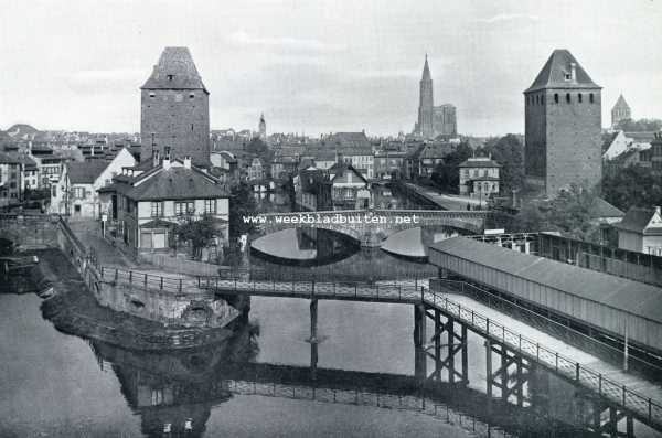 Frankrijk, 1929, Straatsburg, Straatsburg. Les Ponts Couverts