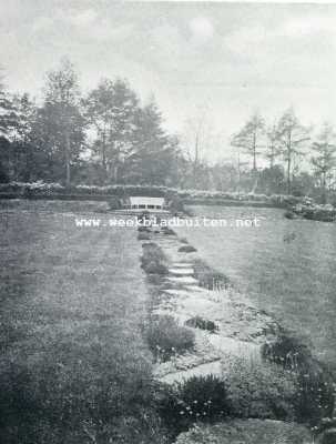 Noord-Holland, 1929, Hilversum, De tuin in Holland. Een rotspad op 