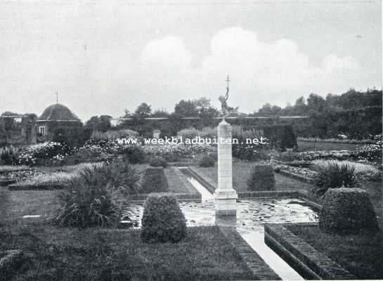 Noord-Holland, 1929, Hilversum, De tuin in Holland. Huize 