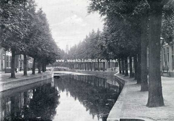 Zuid-Holland, 1929, Leiden, Het Rapenburg. Het Rapenburg te Leiden